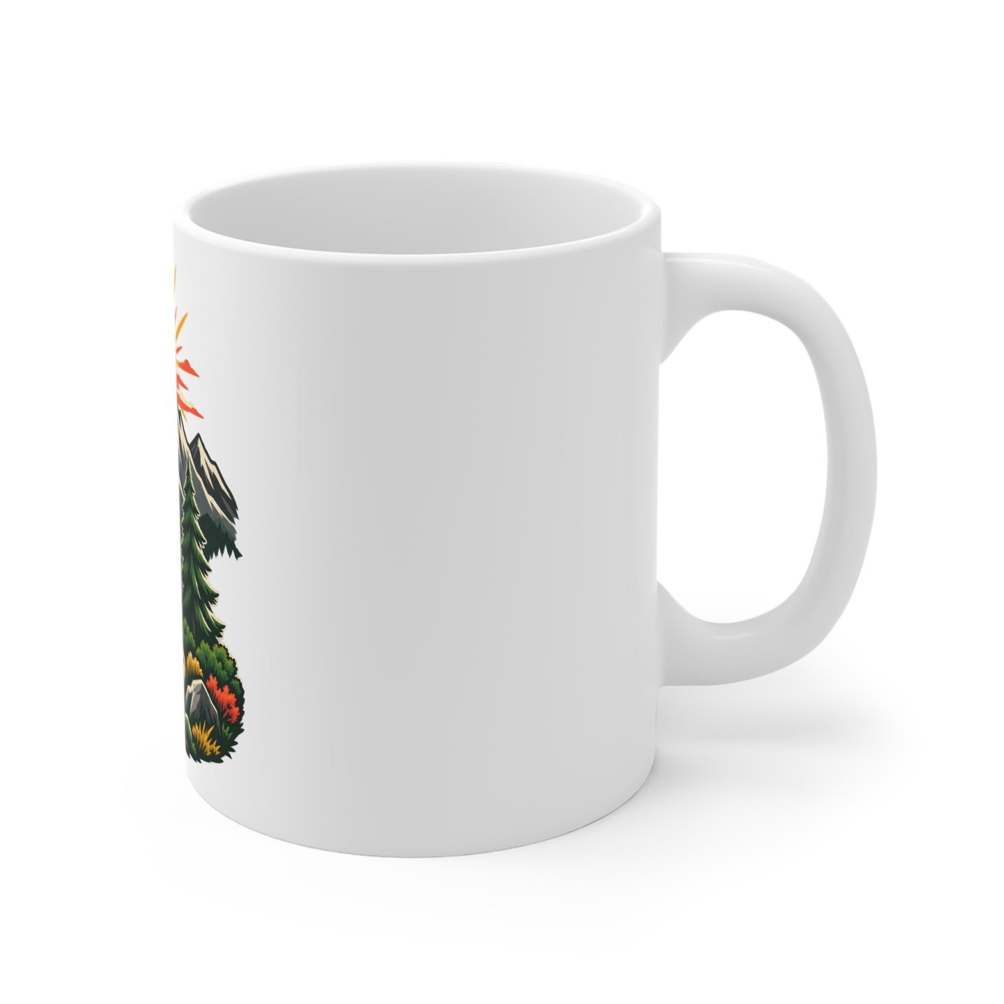 Sunrise Mountain Trail Outdoor Adventure Mug