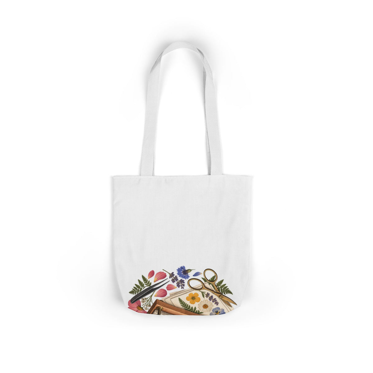 Botanical Flower Press Workshop Tote Bag