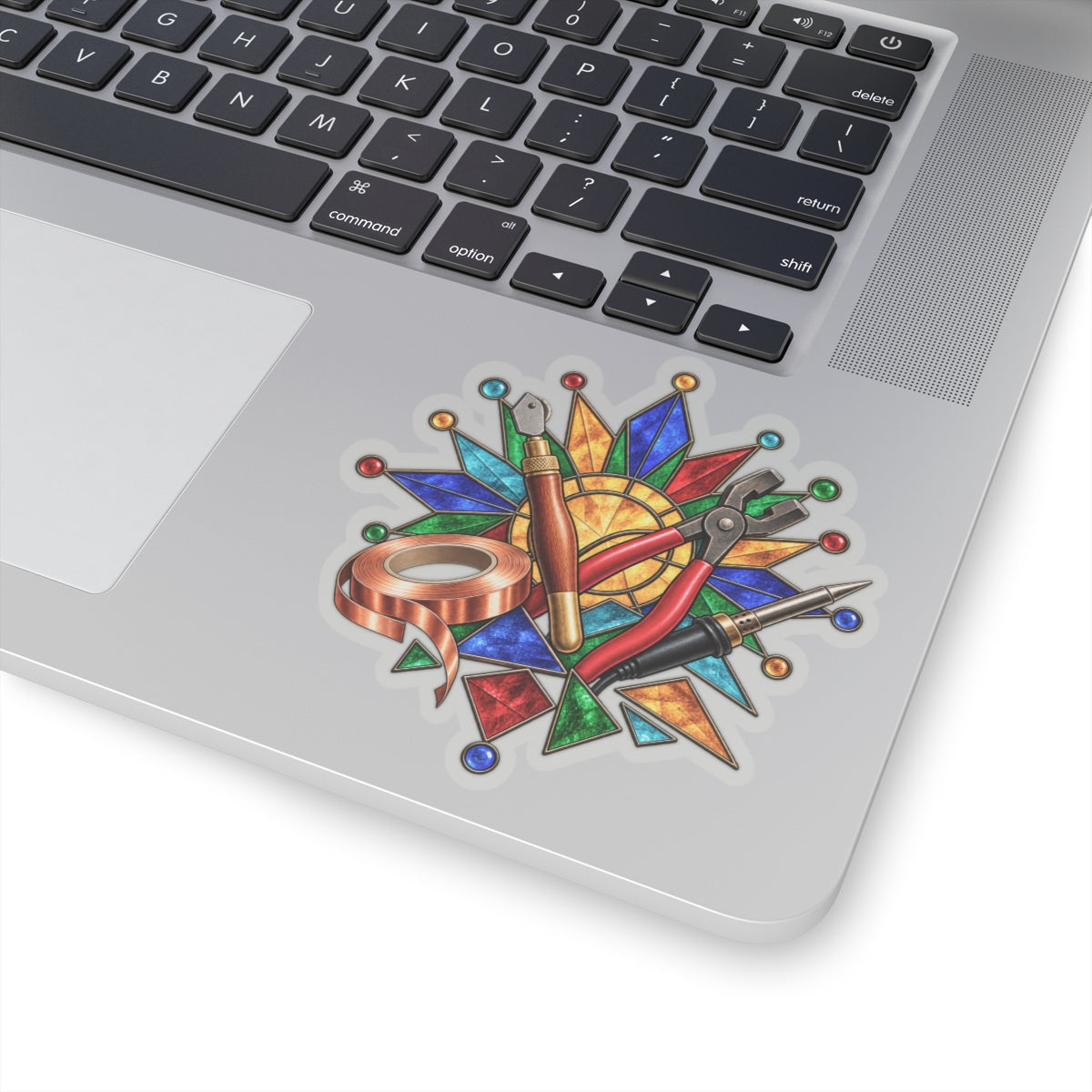 Stained Glass Workshop Tools Sticker