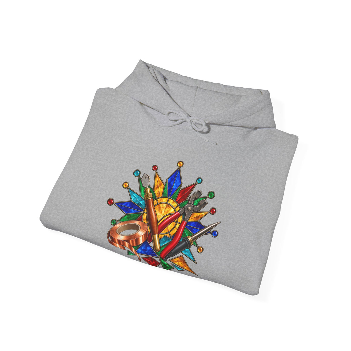 Stained Glass Workshop Tools Hoodie