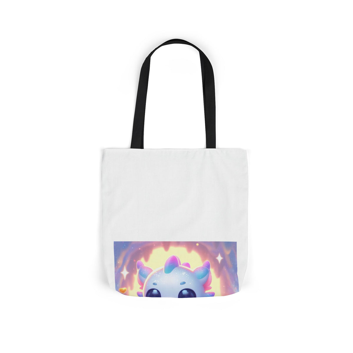 Pastel Treasure Dragon Kawaii Fantasy Canvas Tote Bag