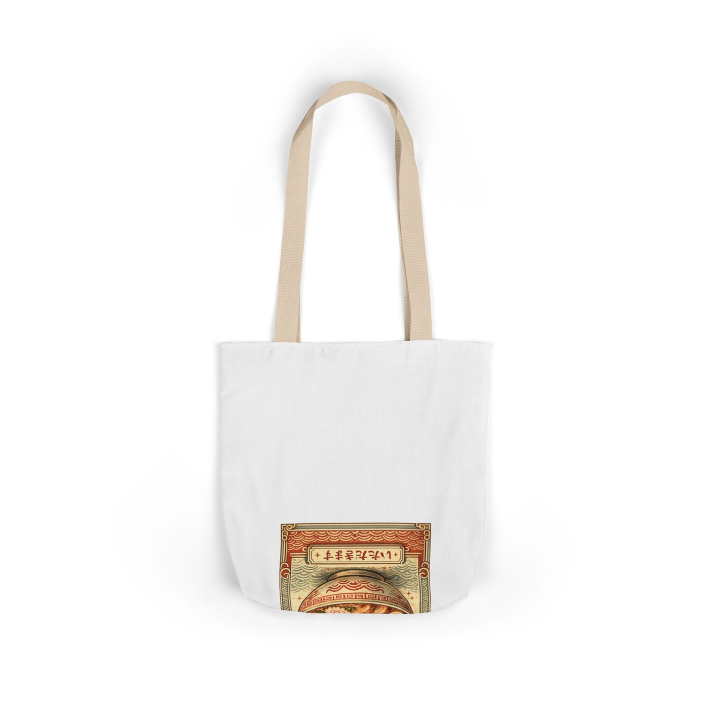 Vintage Ramen Bowl Illustration Tote Bag