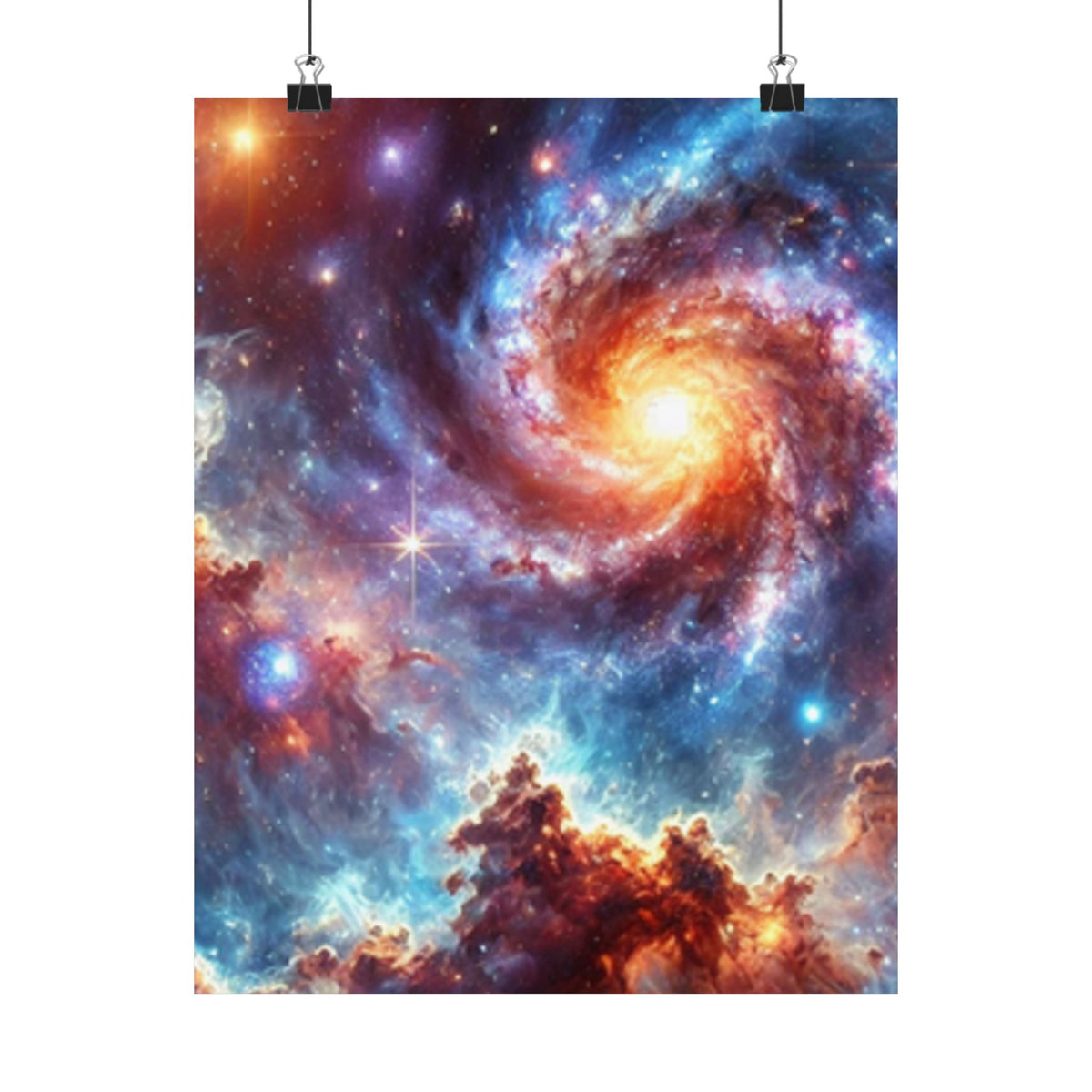 Galaxy Nebula Dreamscape Abstract Space Poster Wall Art Decor