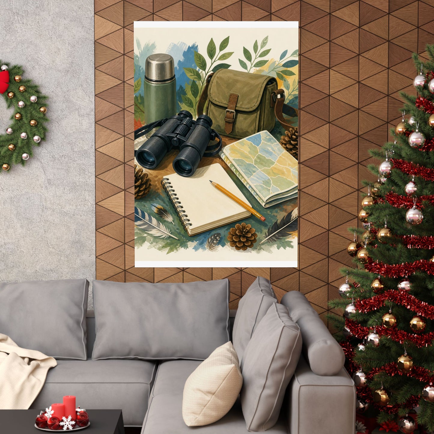 Peaceful Birdwatching Hobby Art Poster