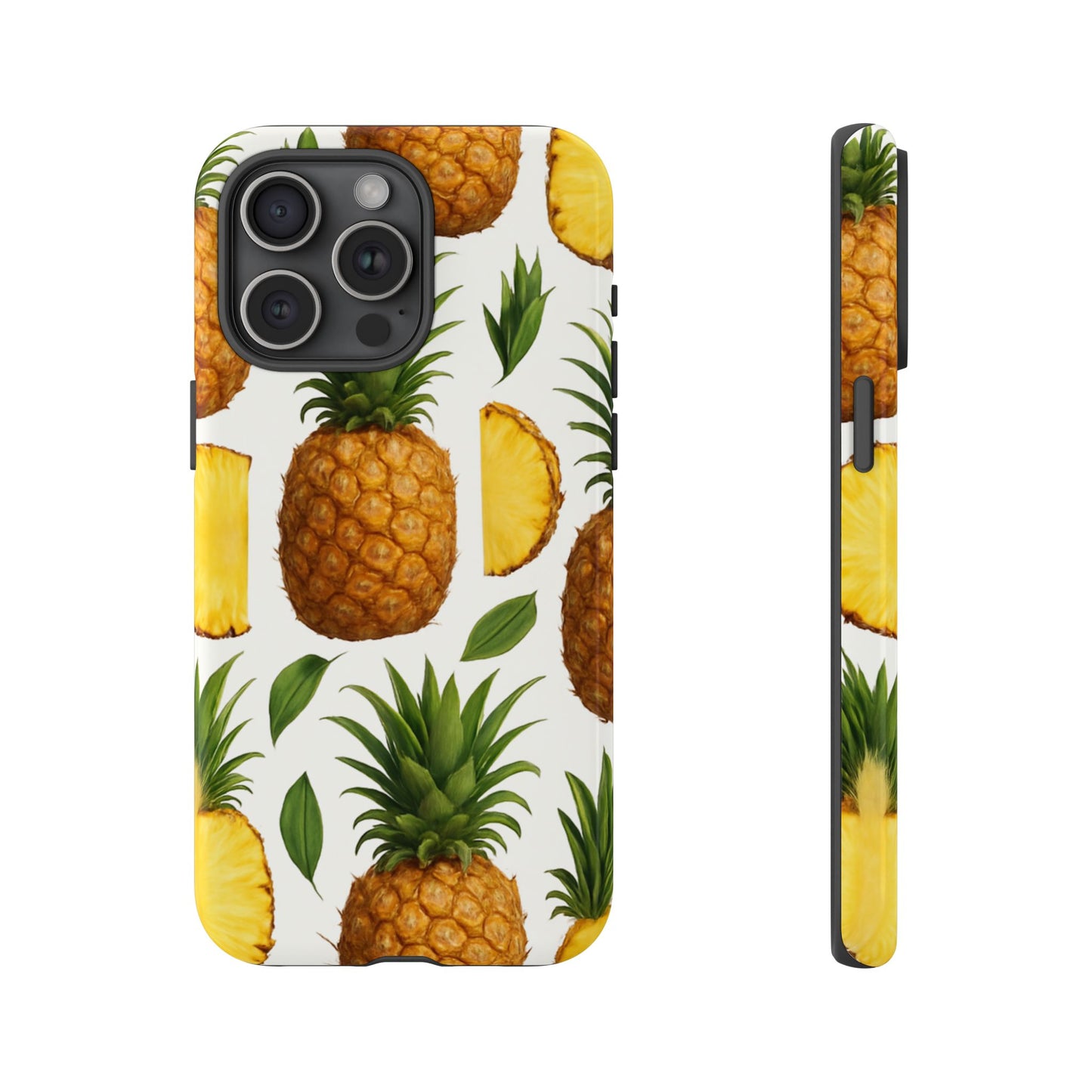 Pineapple Phone Case - Tough Cases, Tropical Phone Cover, Summer Vibe Accessories, Cute Pineapple Design, Fun Gift for Fruit Lovers