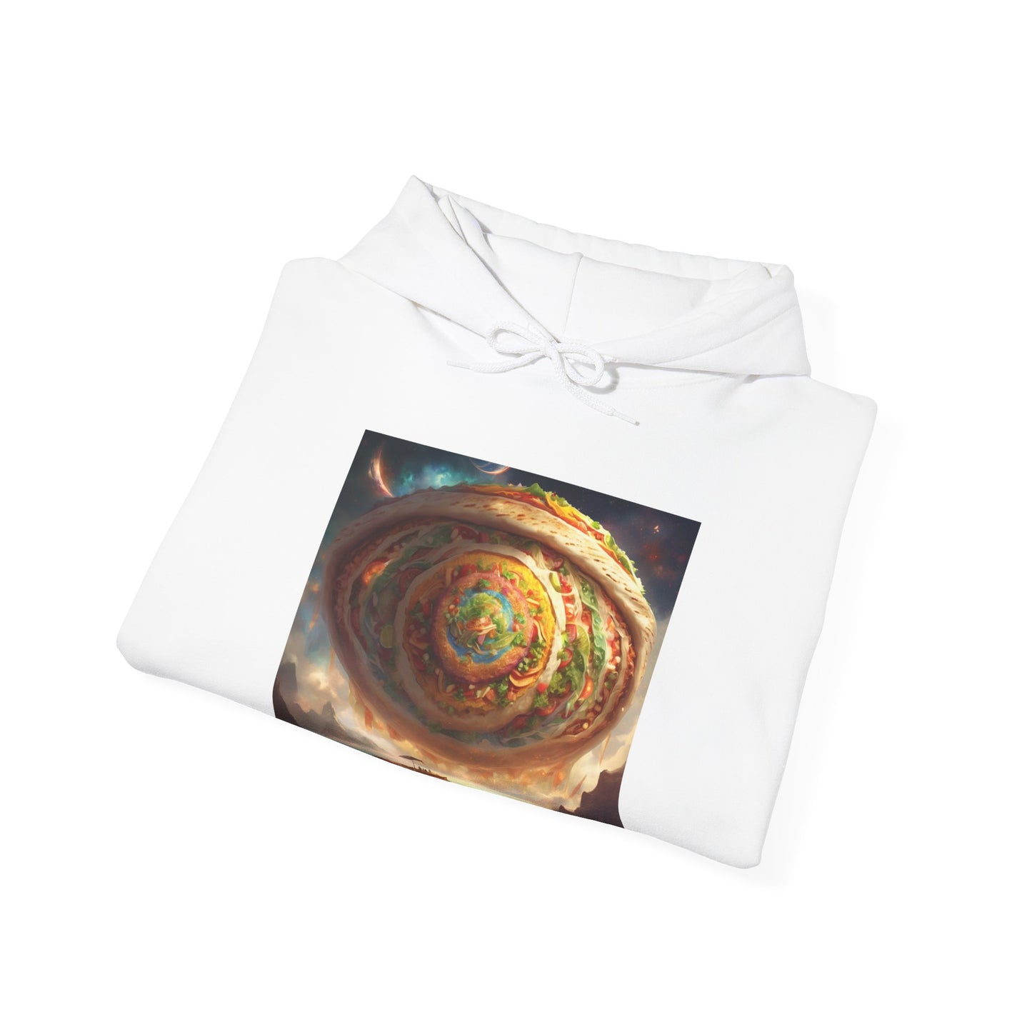 Cosmic Taco Portal Surreal Food Fantasy Art Hoodie
