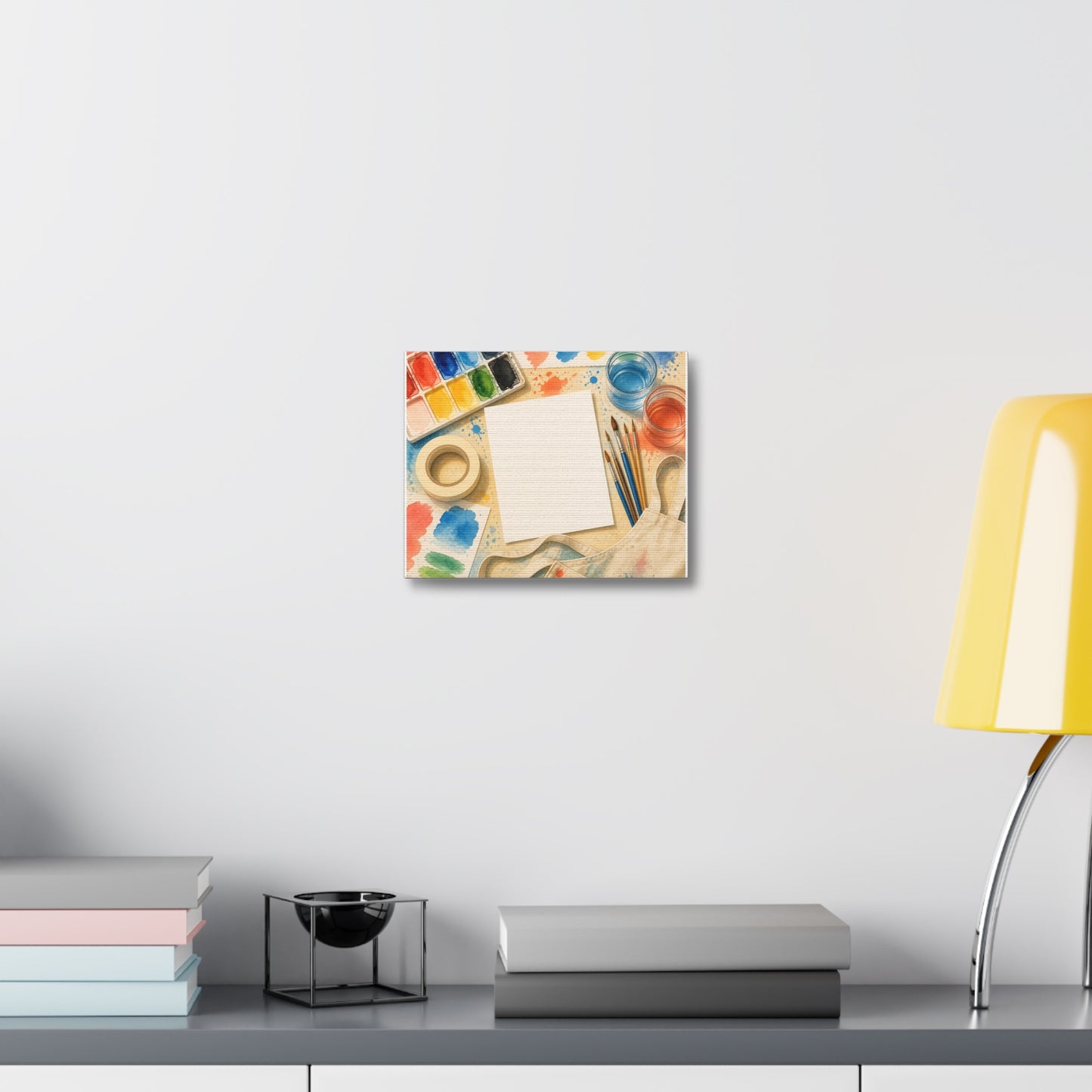 Bright Watercolor Painting Hobby Art Canvas Art