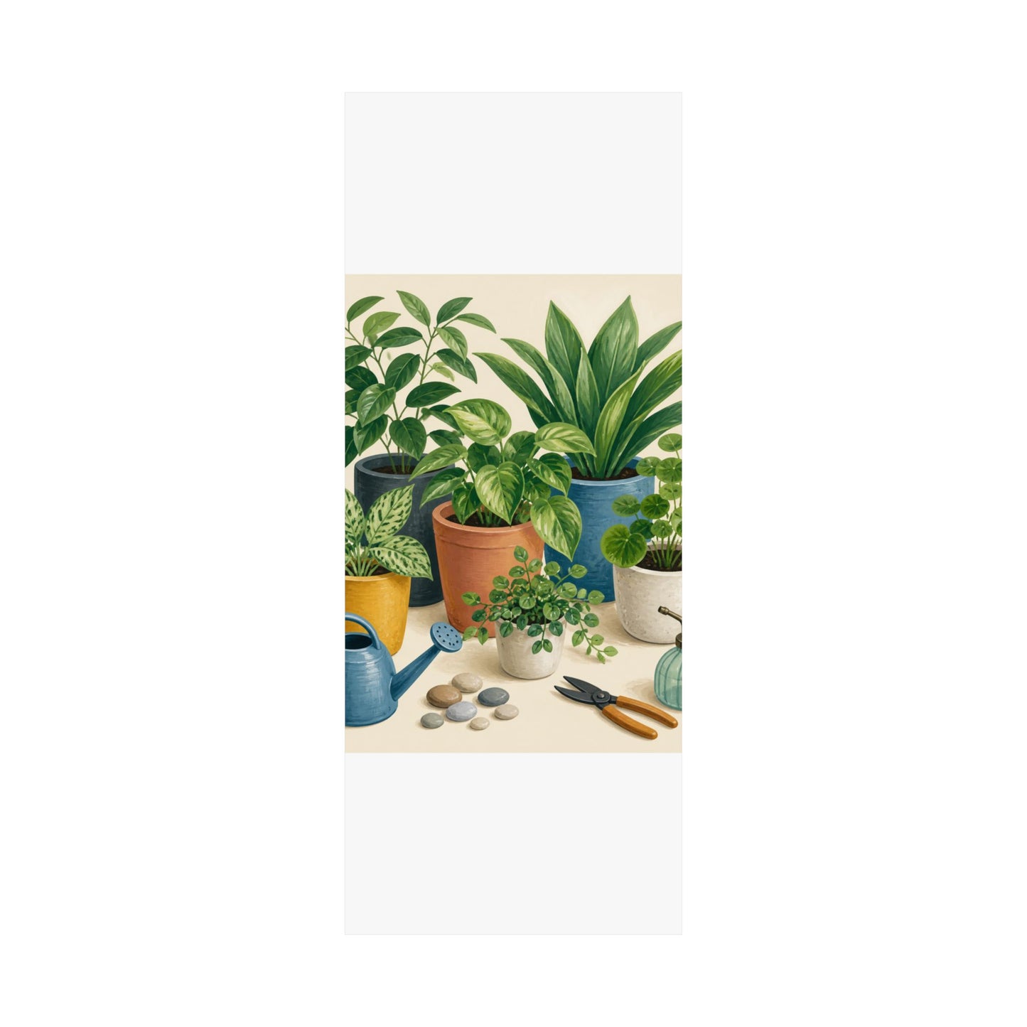 Calm Indoor Houseplant Collection Art Poster