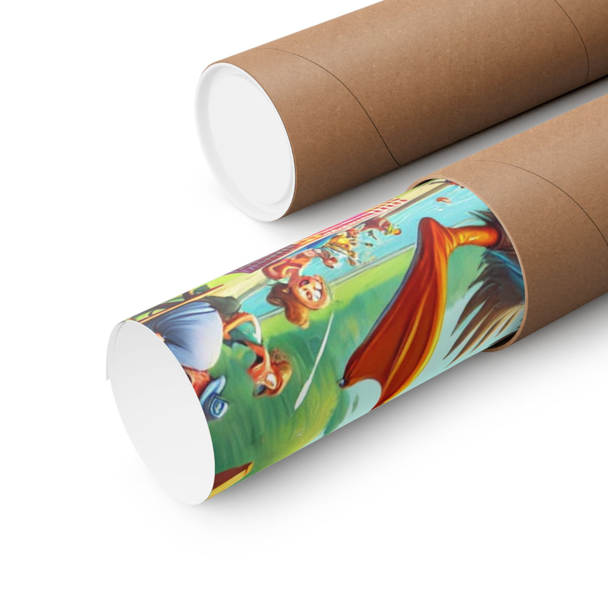 Chaotic Picnic Duck Funny Summer Wall Art Poster