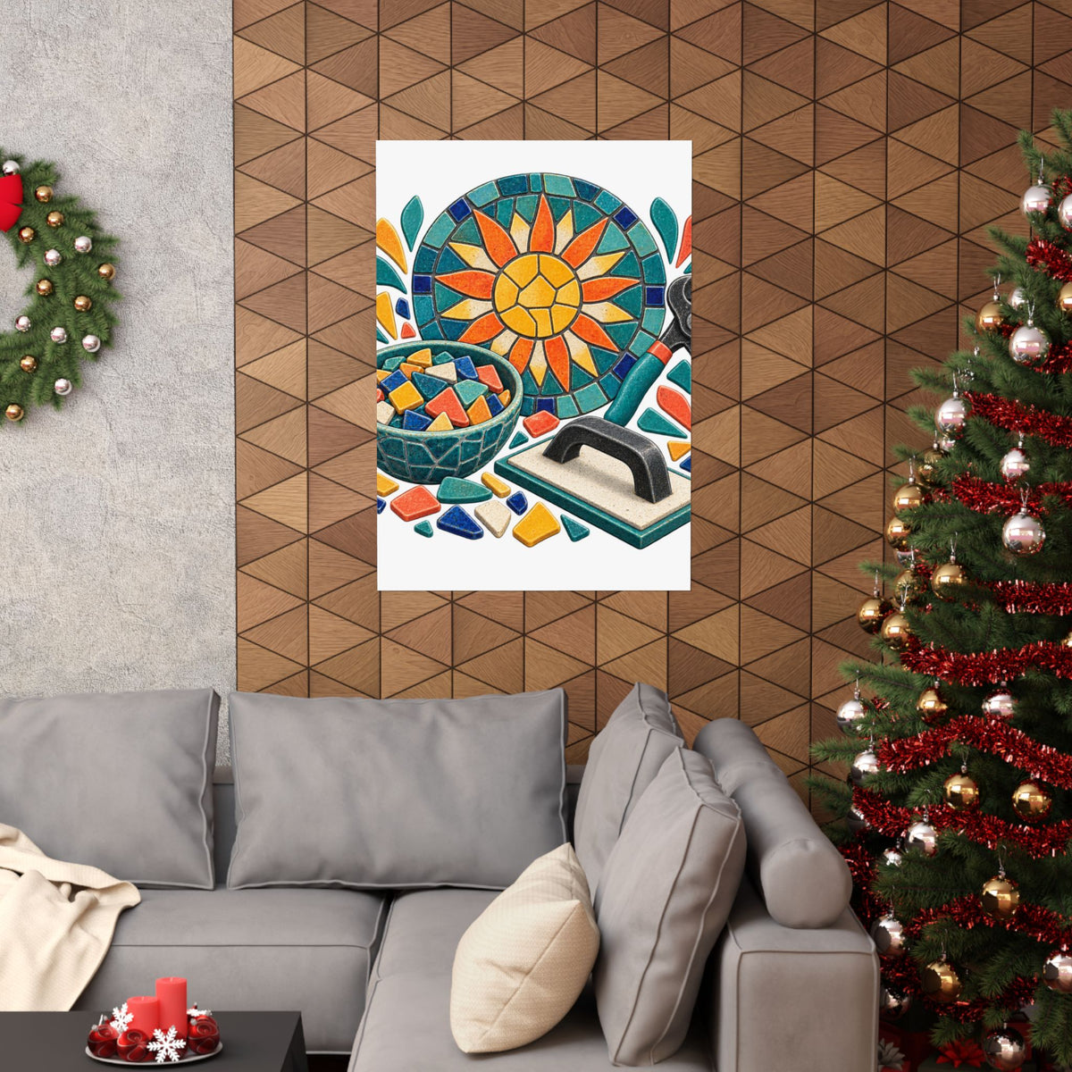 Sunburst Mosaic Making Workshop Poster