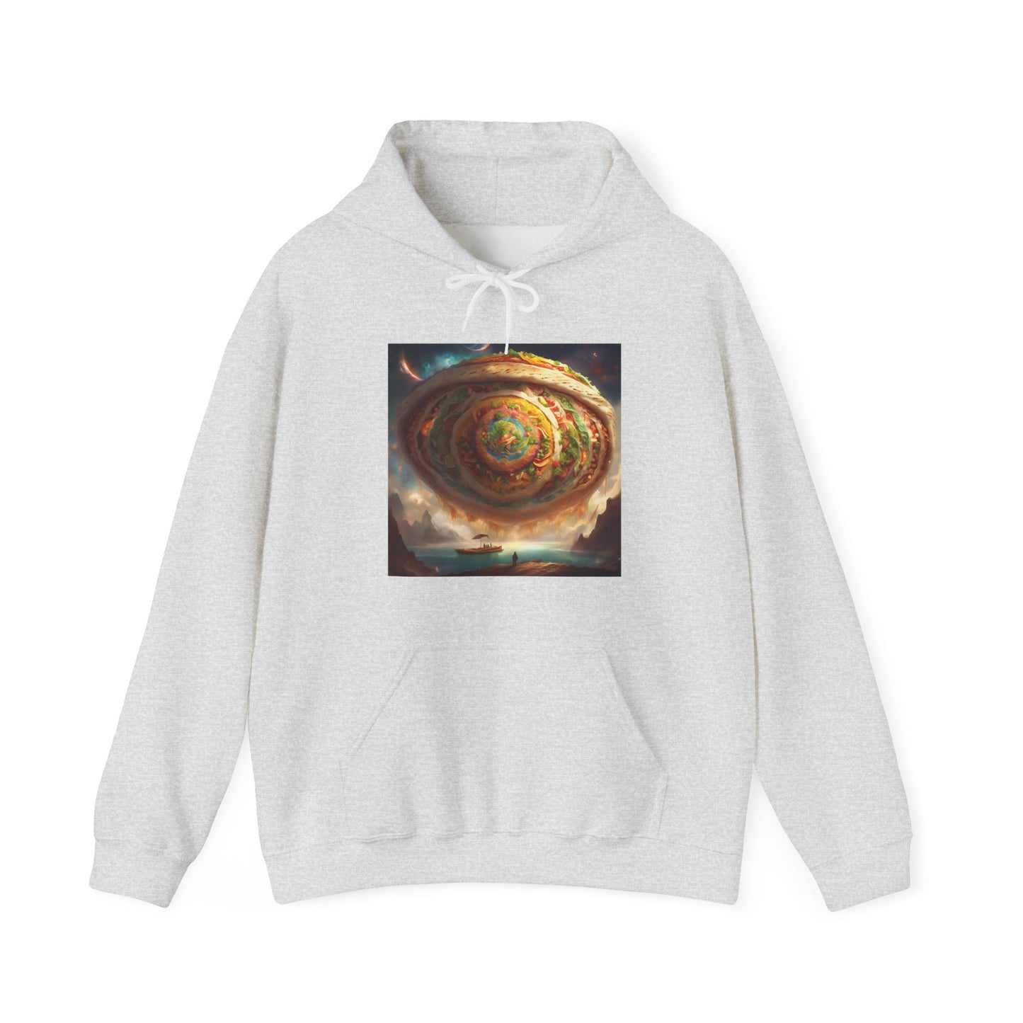 Cosmic Taco Portal Surreal Food Fantasy Art Hoodie