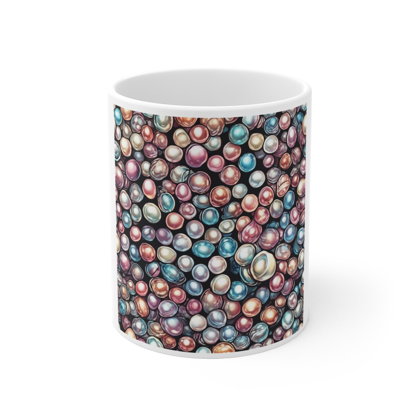 Pearl Bubble Pattern Abstract Gift Art Coffee Mug
