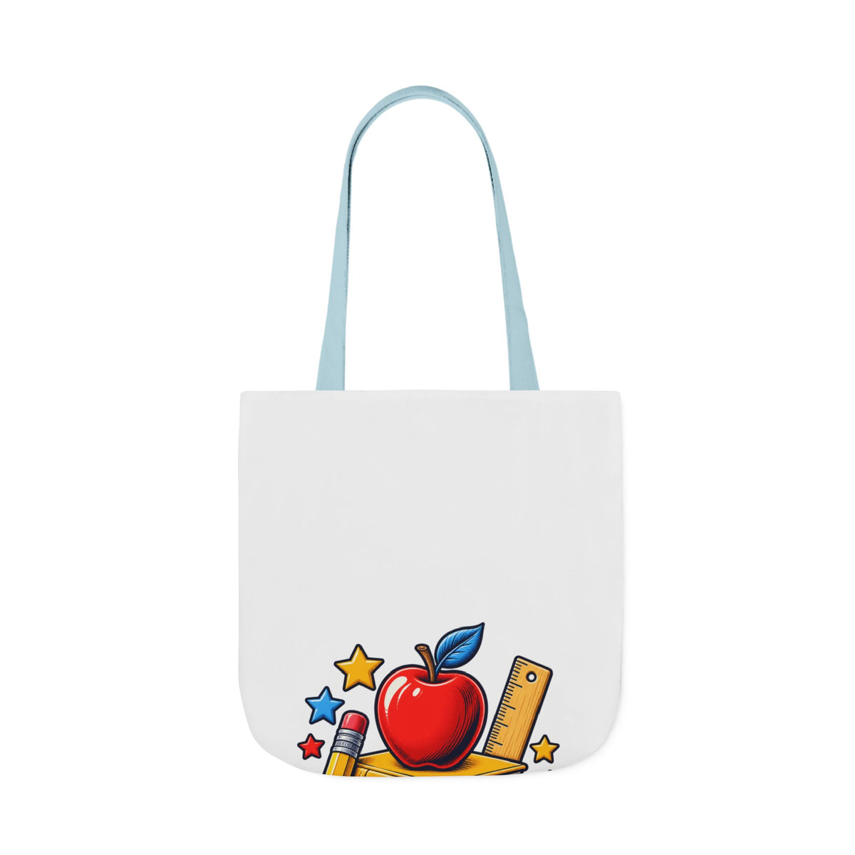 Retro School Books Apple Teacher Appreciation Tote Bag