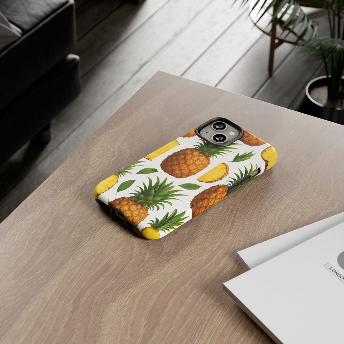 Pineapple Phone Case - Tough Cases, Tropical Phone Cover, Summer Vibe Accessories, Cute Pineapple Design, Fun Gift for Fruit Lovers