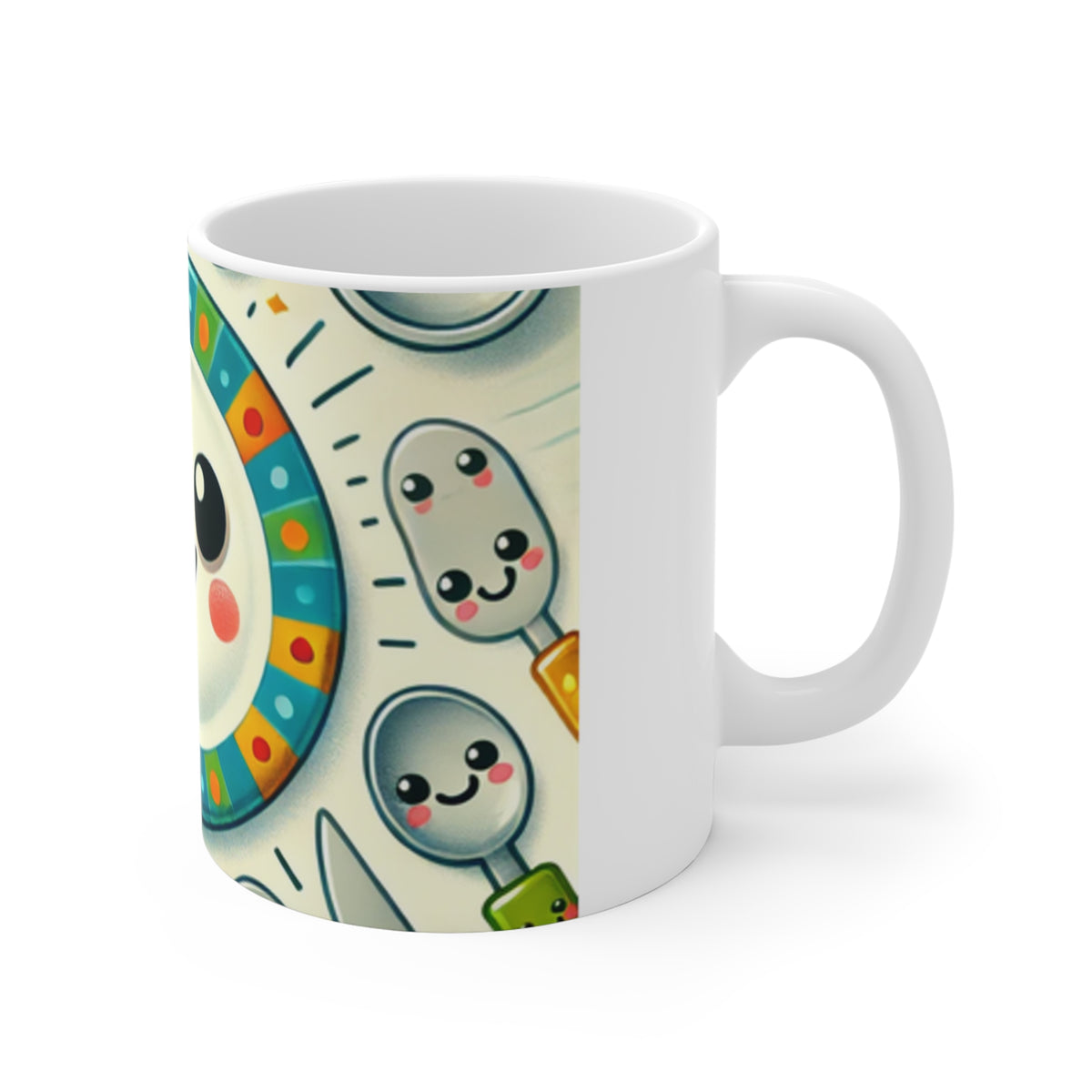 Happy Little Kitchen Club Kawaii Food Lover Coffee Mug Kitchen Gift