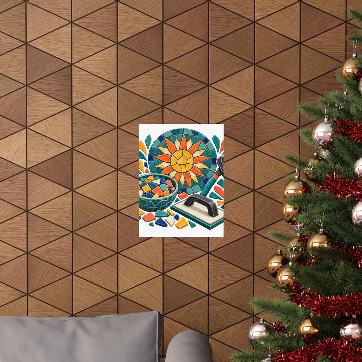 Sunburst Mosaic Making Workshop Poster