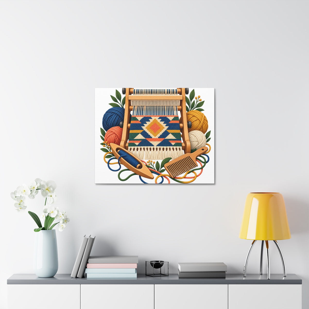 Geometric Hand Weaving Workshop Canvas
