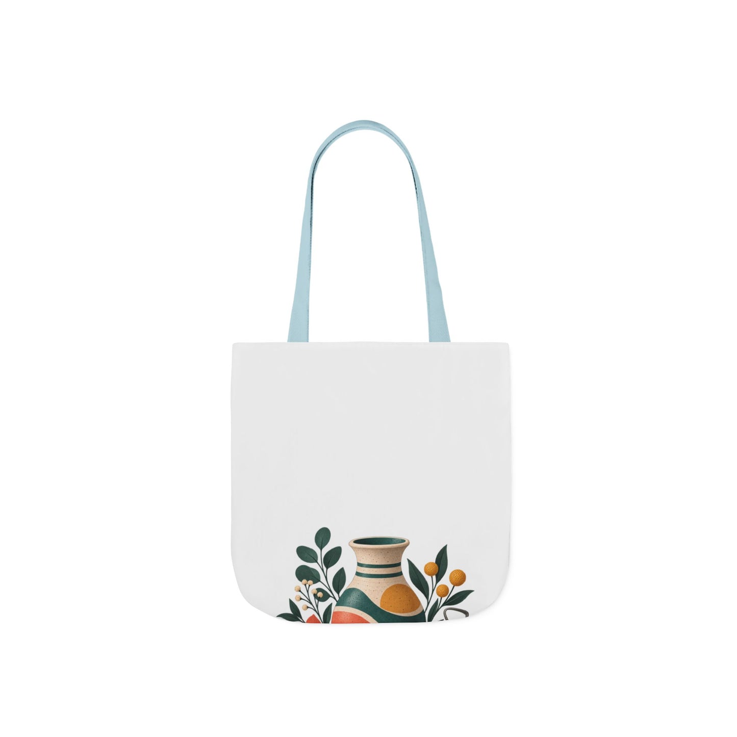 Midcentury Pottery Botanical Art Tote Bag