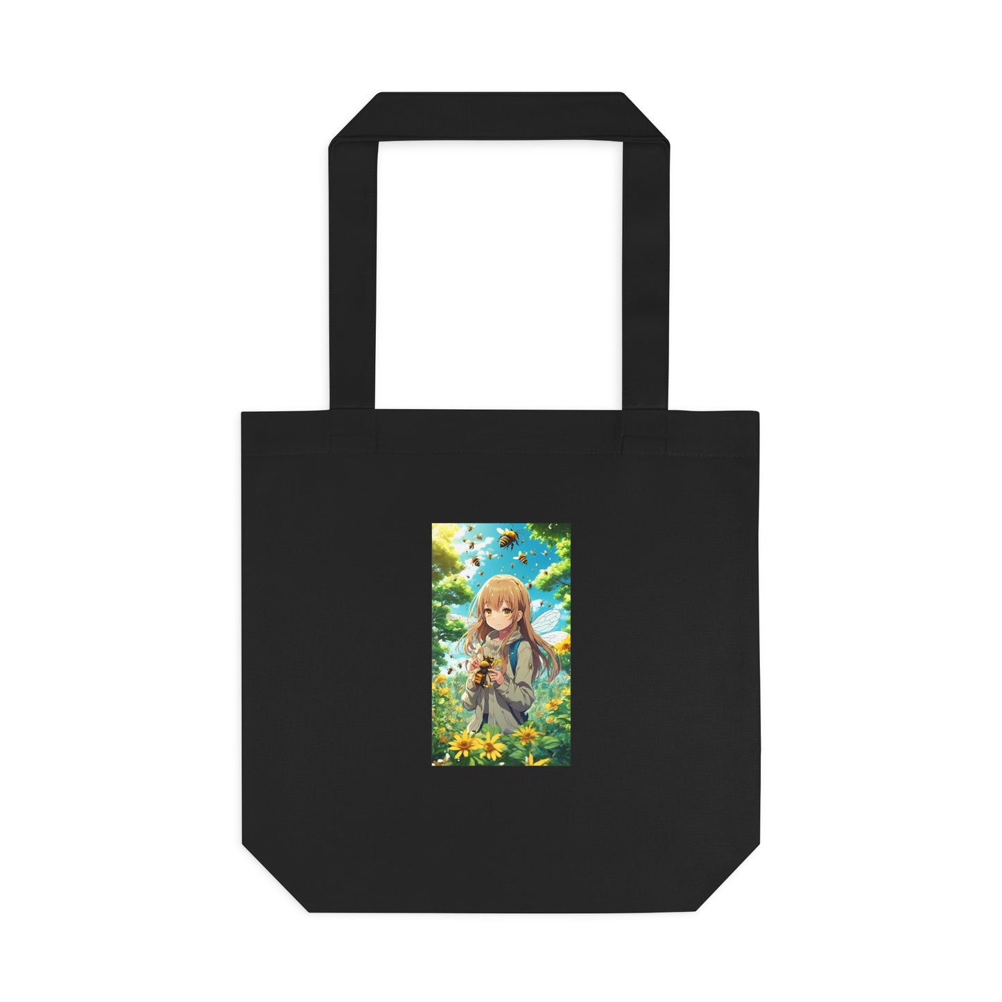 Bee Fairy Garden Anime Nature Art Tote Bag