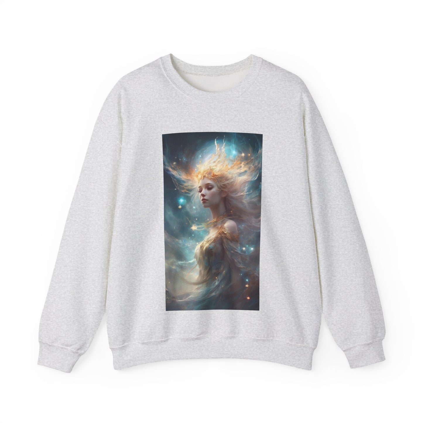 Solar Celestial Spirit Fantasy Portrait Sweatshirt
