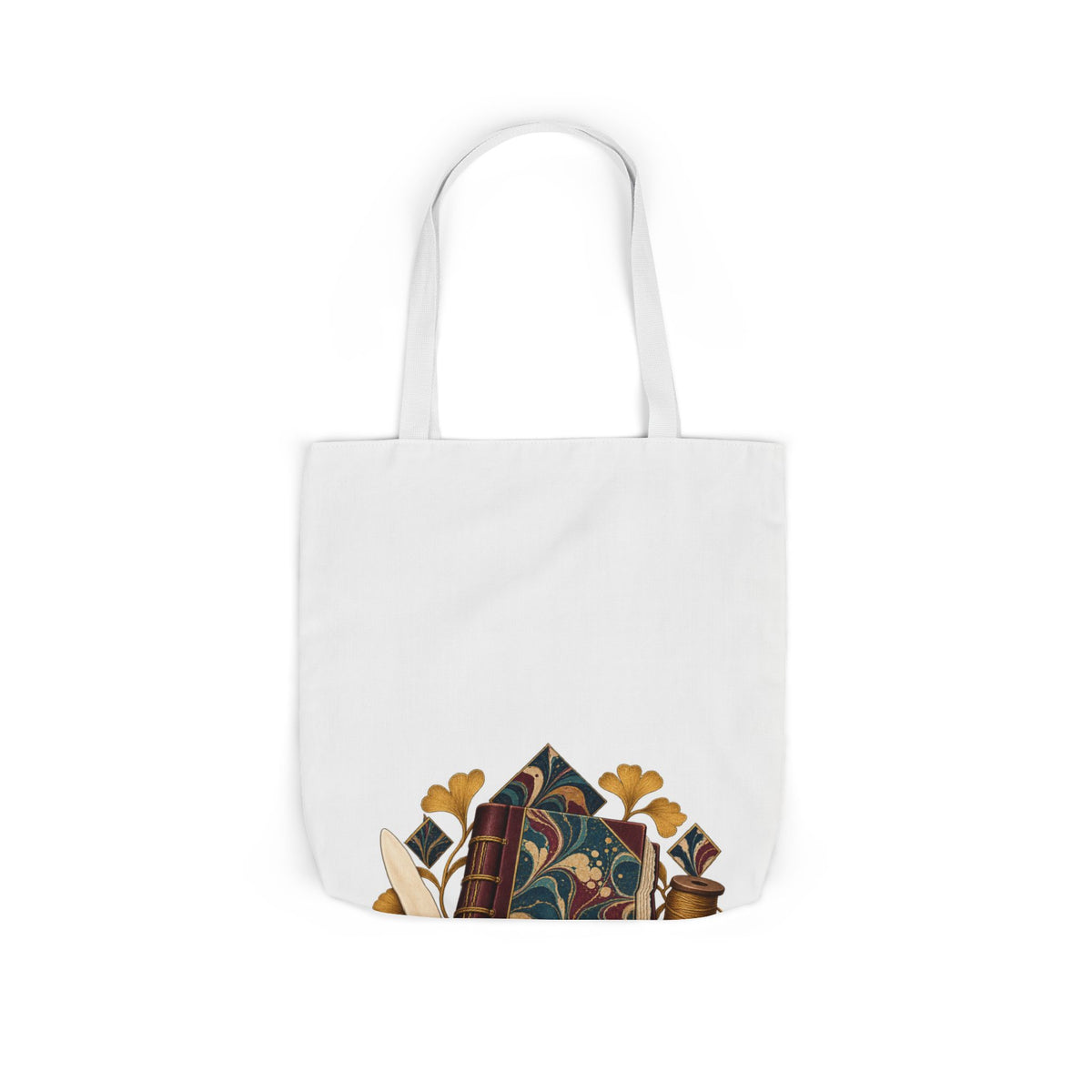 Traditional Marbled Bookbinding Workshop Tote Bag