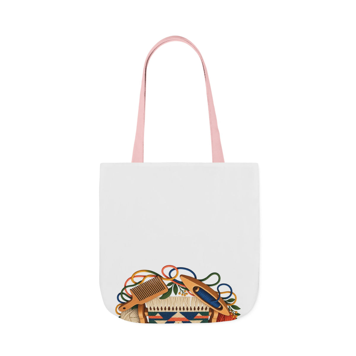 Geometric Hand Weaving Workshop Tote Bag