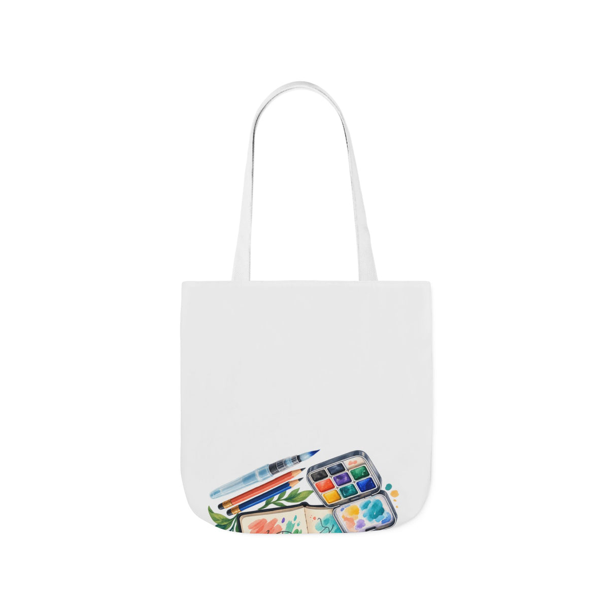 Colorful Urban Sketching Travel Kit Tote Bag