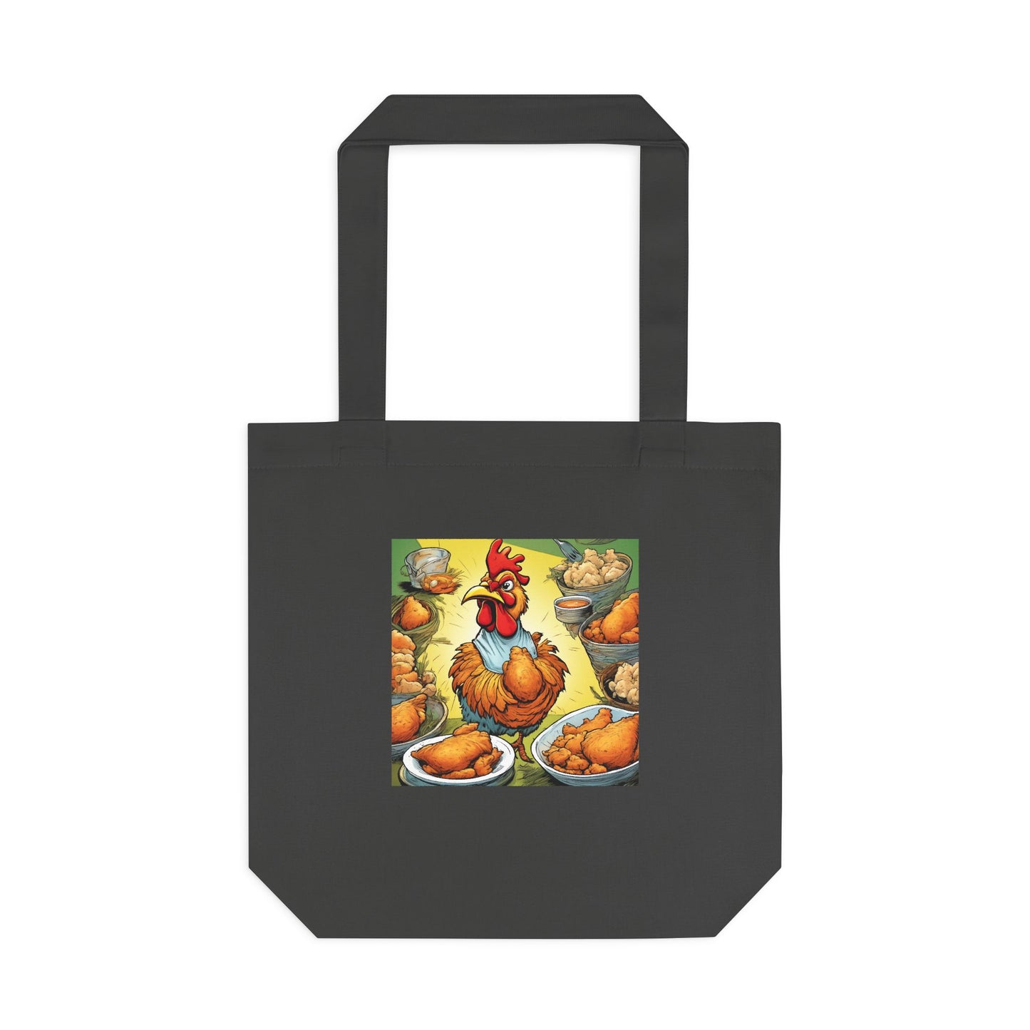 Funny Chicken Fried Food Comfort Food Art Tote Bag