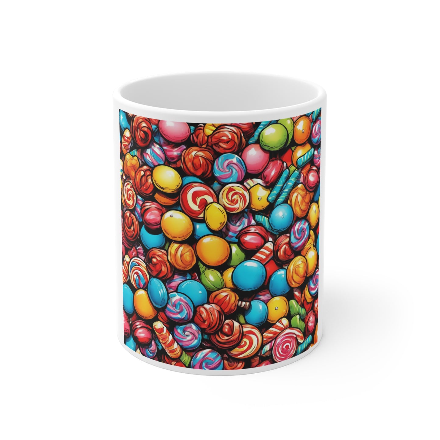 Colorful Candy Pattern Sweets Gift Art Coffee Mug