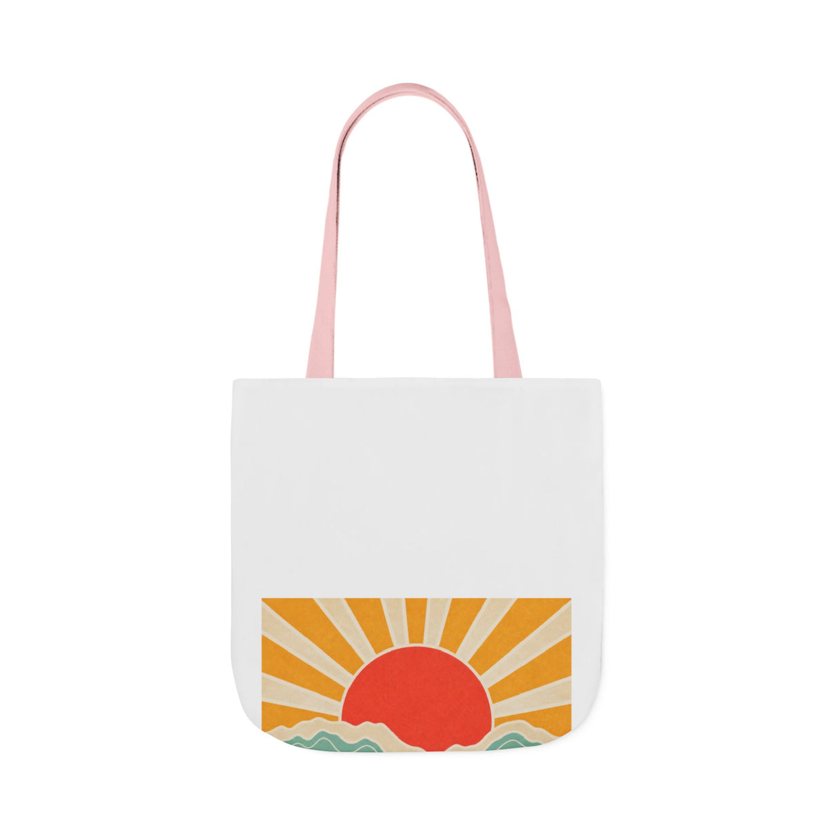 Topographic Sunrise Modern Outdoor Adventure Tote Bag