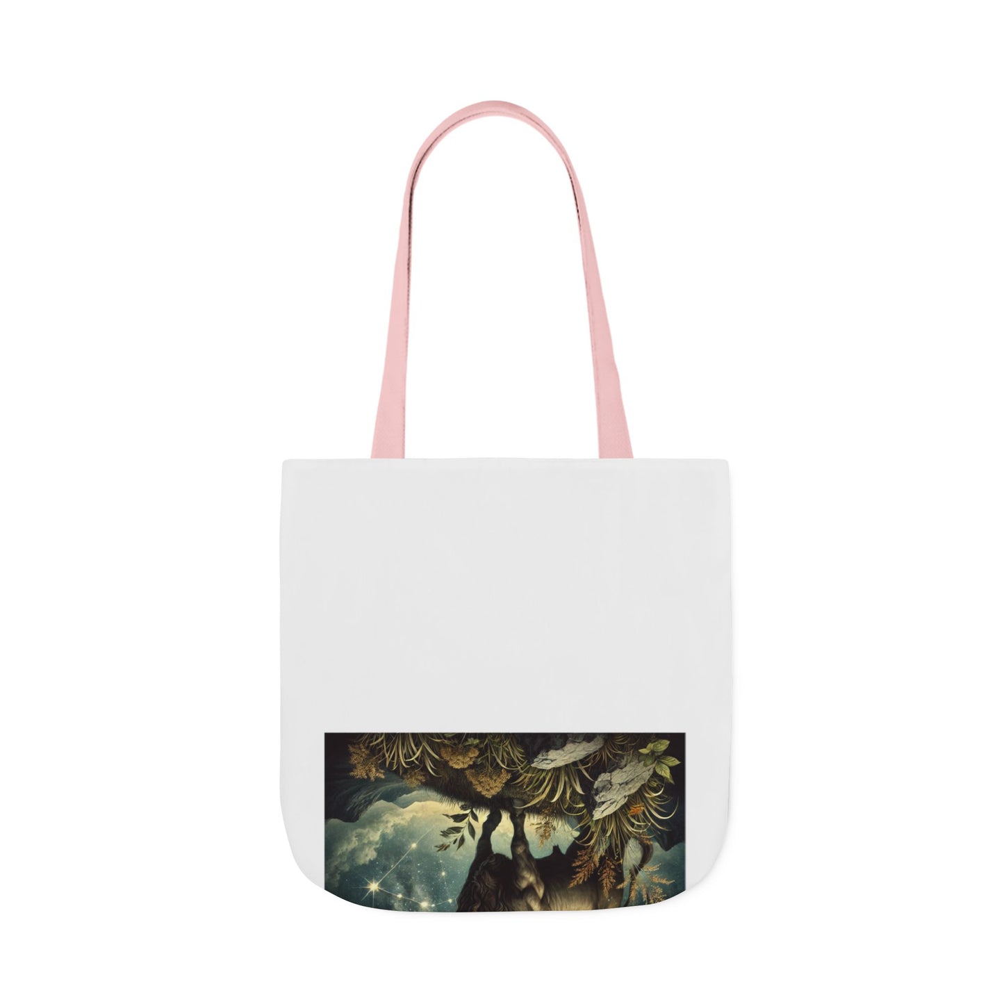 Taurus Bull Constellation Celestial Canvas Tote Bag