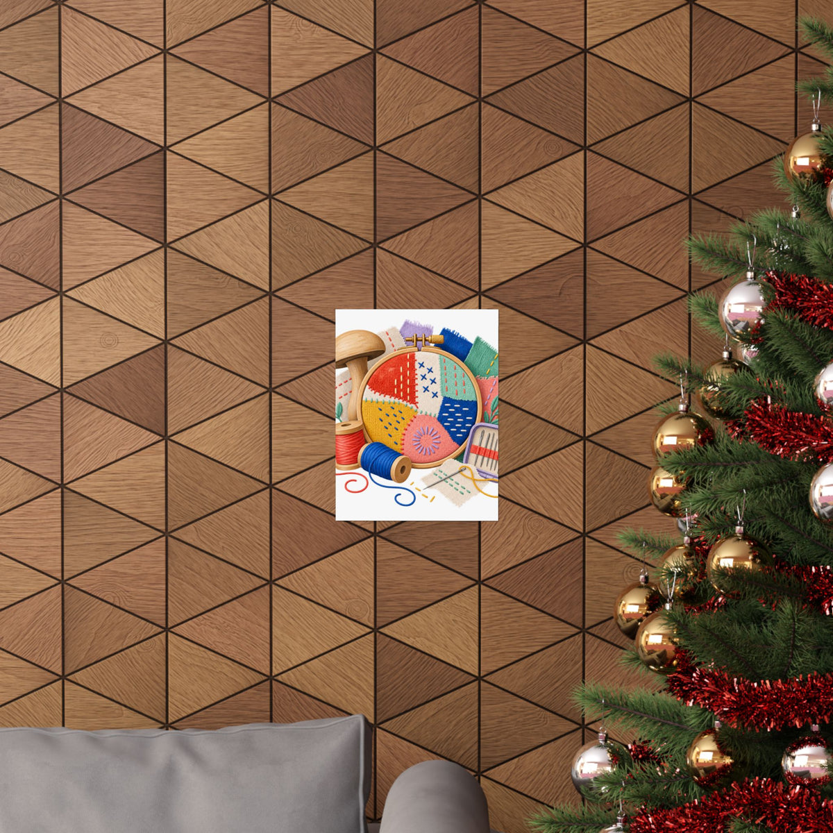 Colorful Visible Mending Workshop Poster