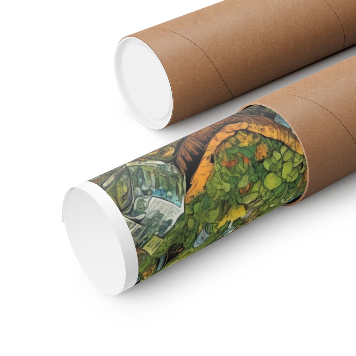 Whimsical Garden Stream Nature Gift Art Poster