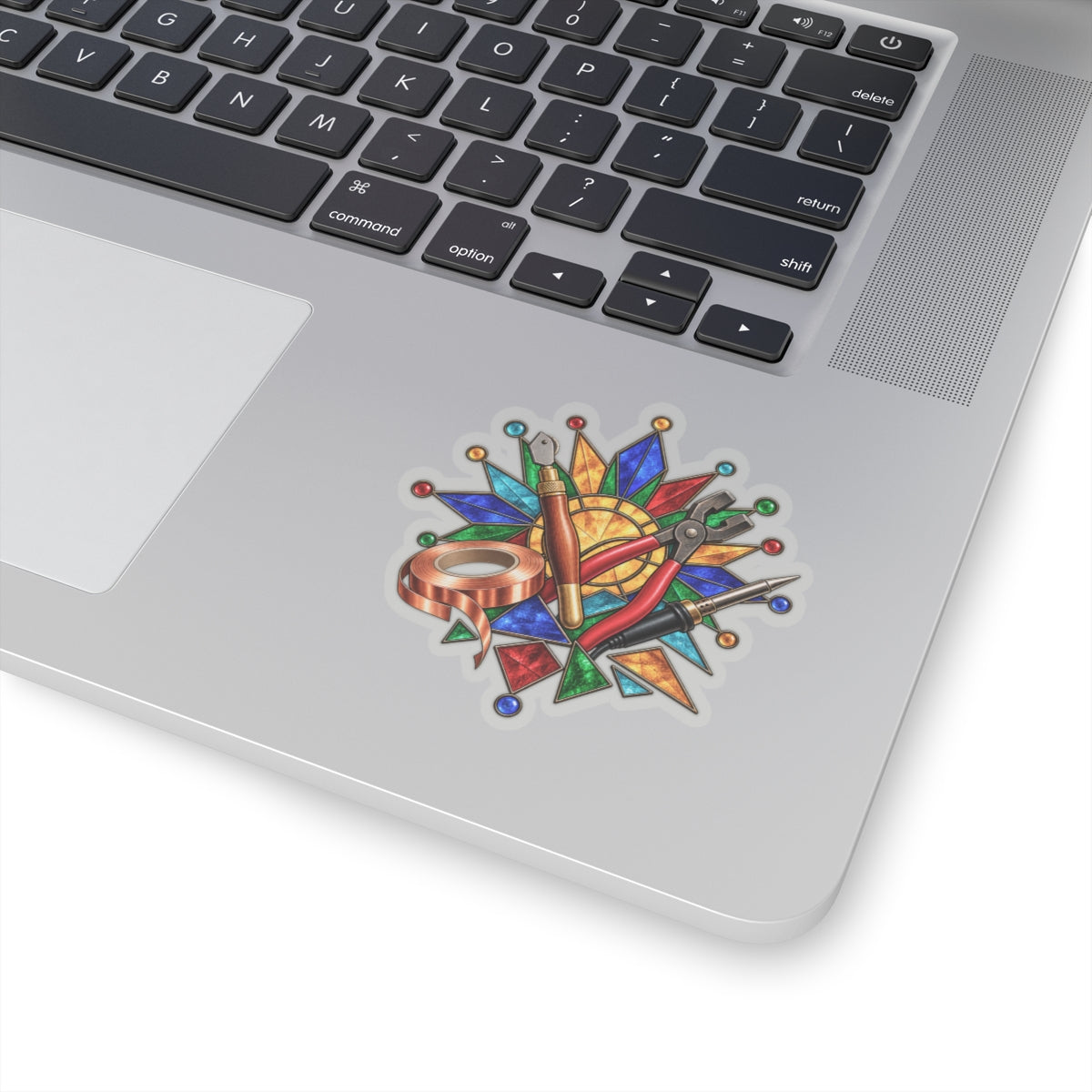 Stained Glass Workshop Tools Sticker