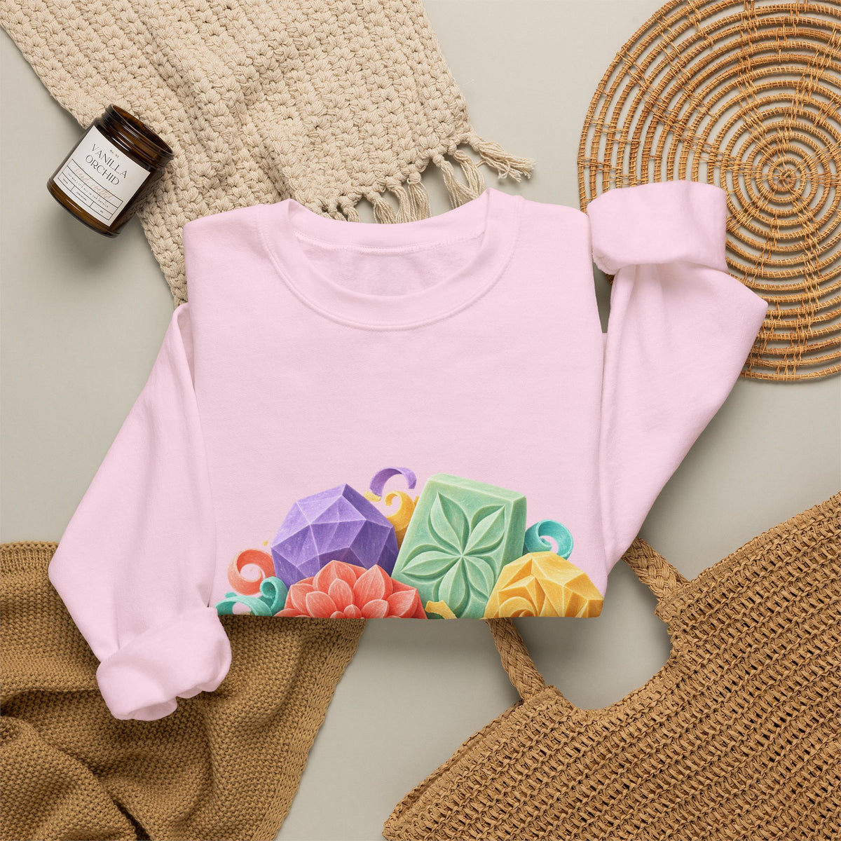 Colorful Soap Carving Workshop Sweatshirt