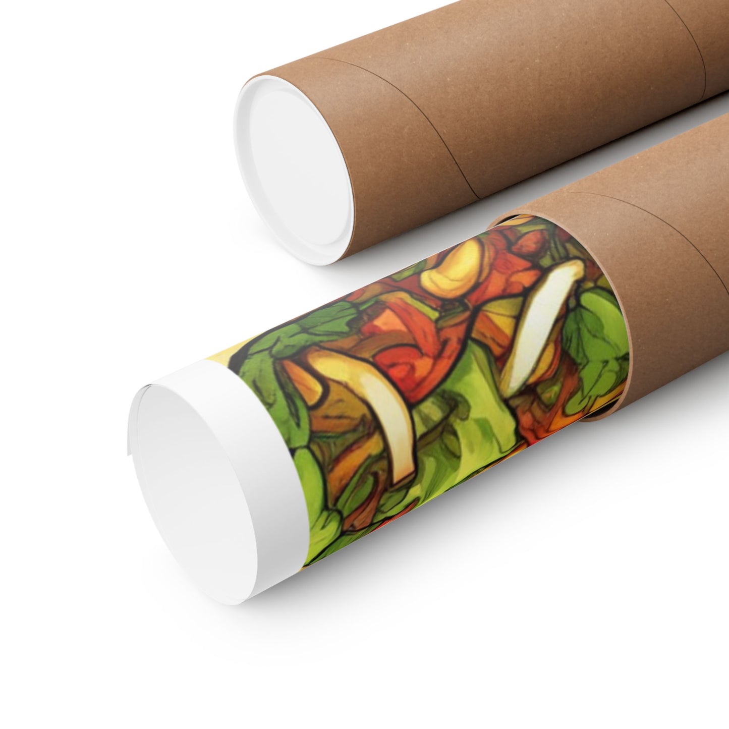Taco Party Pattern Foodie Gift Art Poster