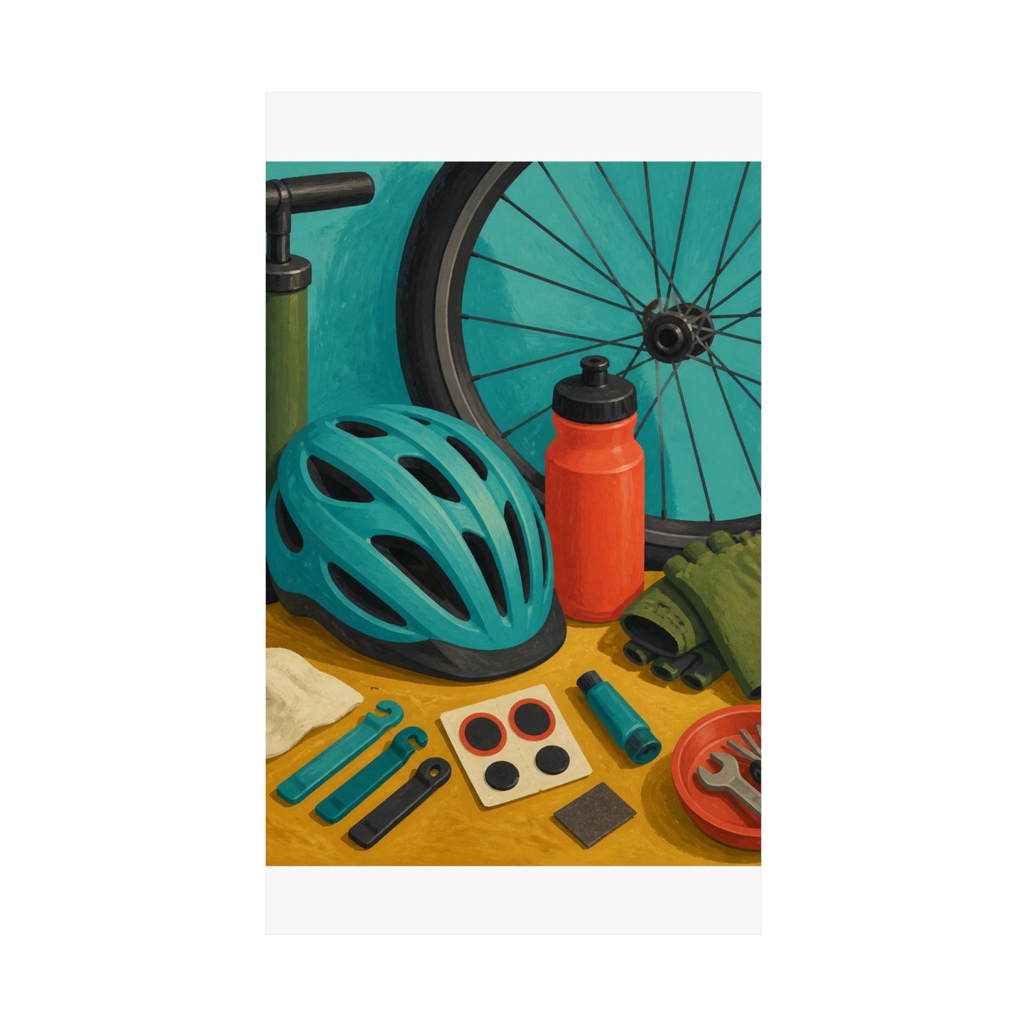 Everyday Bicycle Workshop Art Poster