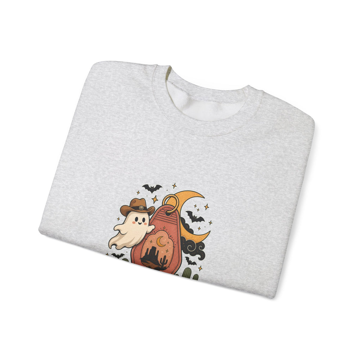 Haunted Desert Keytag Ghost Halloween Sweatshirt