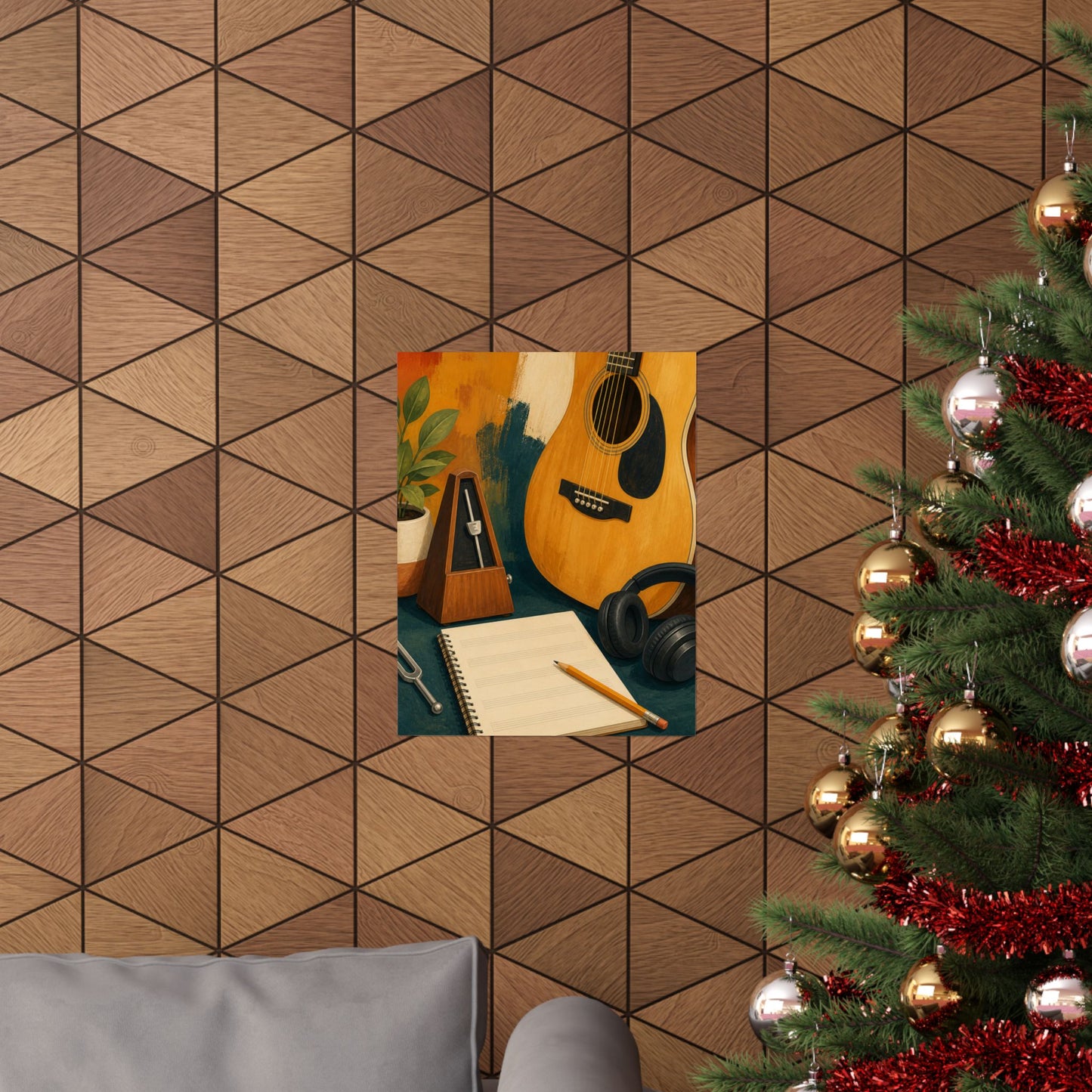 Warm Music Practice Hobby Poster