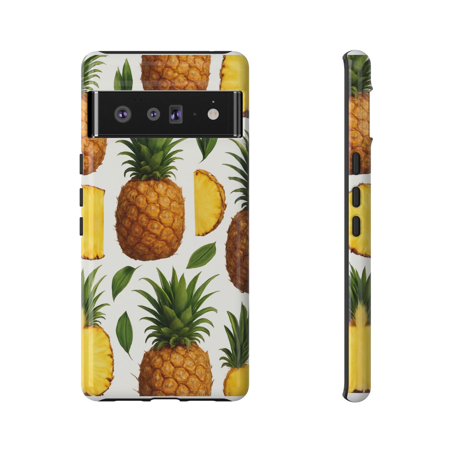Pineapple Phone Case - Tough Cases, Tropical Phone Cover, Summer Vibe Accessories, Cute Pineapple Design, Fun Gift for Fruit Lovers