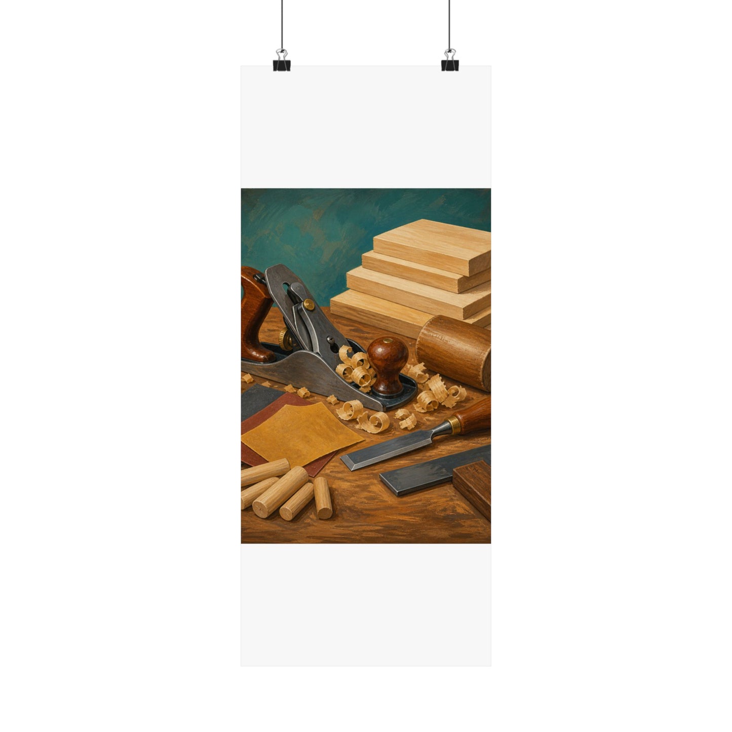 Classic Woodworking Tools Hobby Poster