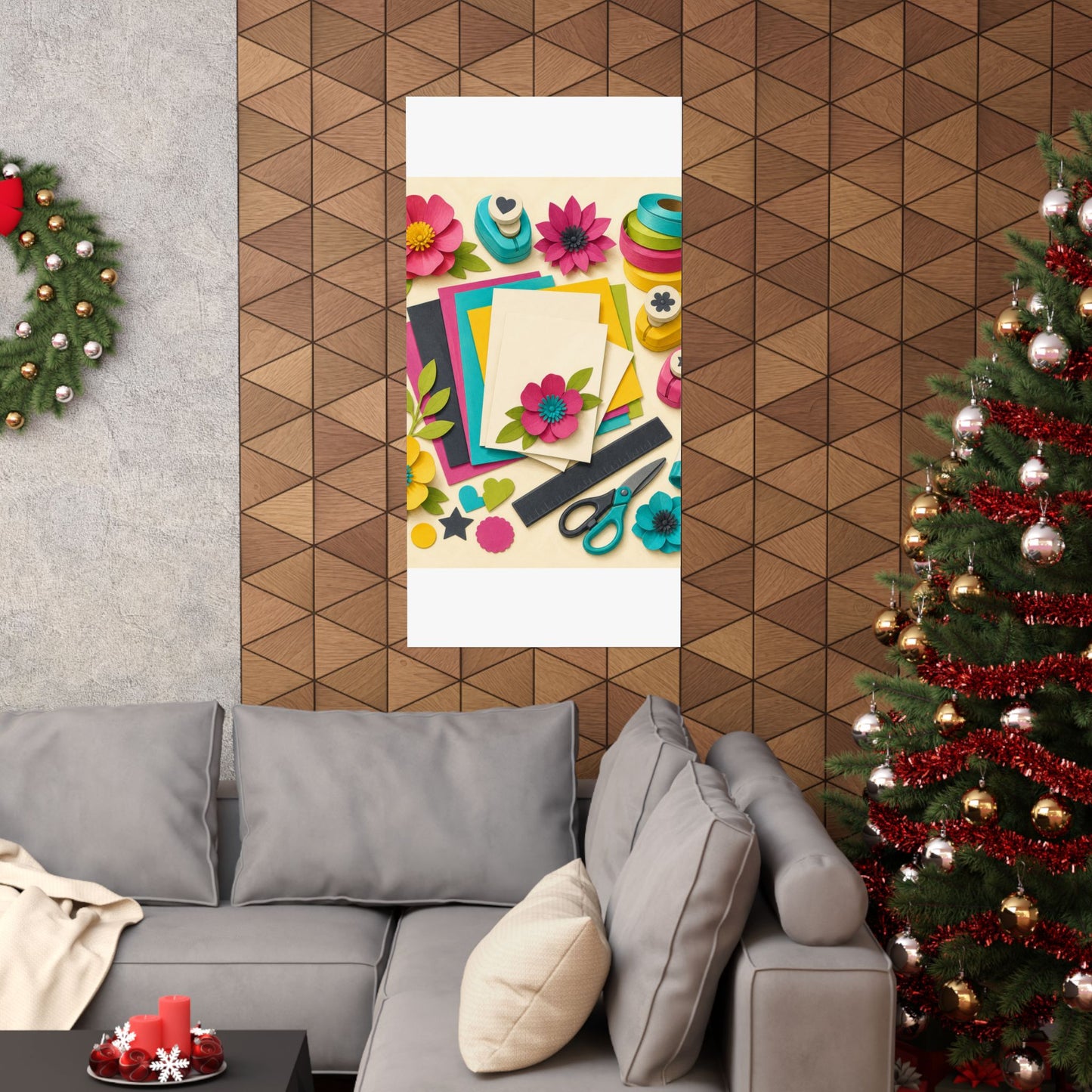Bright Paper Crafting Hobby Poster