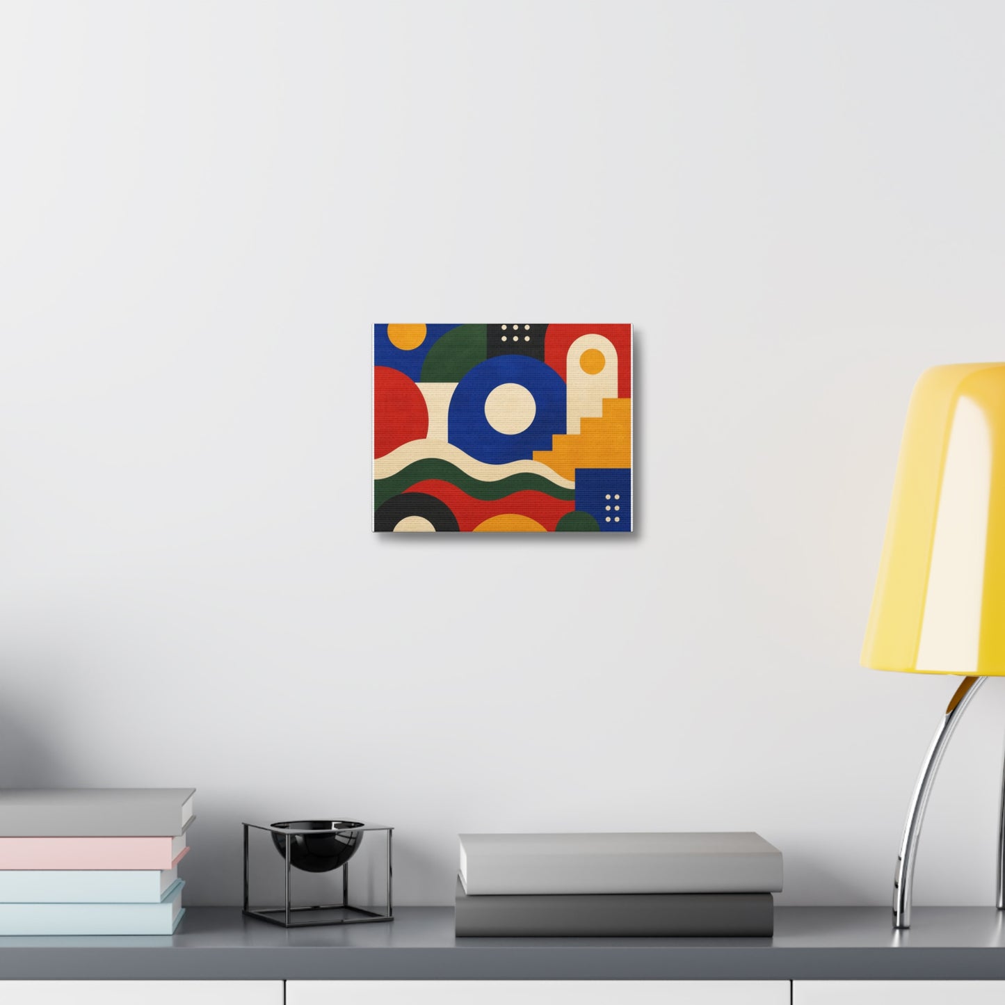 Bold Geometric Balance Abstract Art Canvas Art