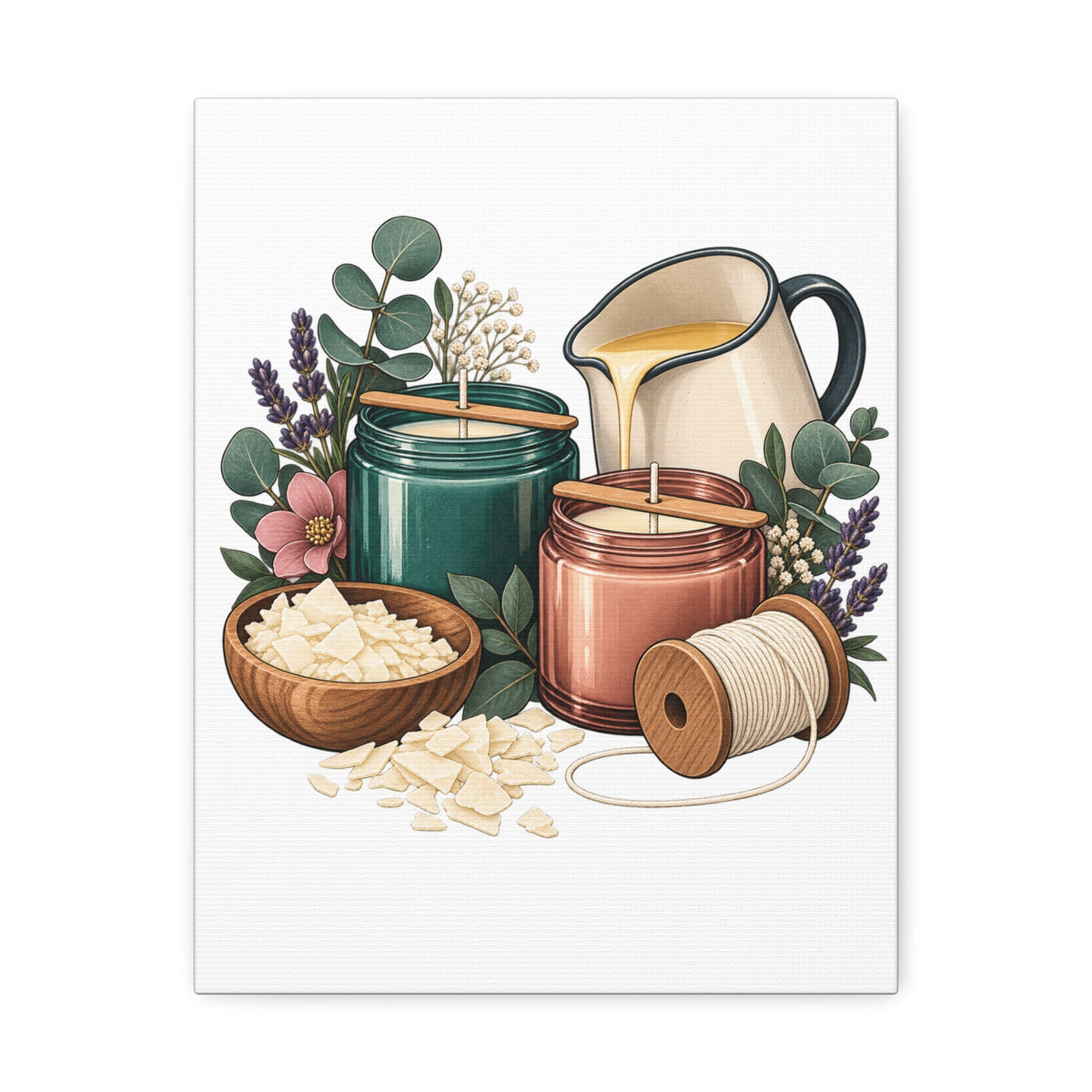 Artisan Candle Making Workshop Canvas