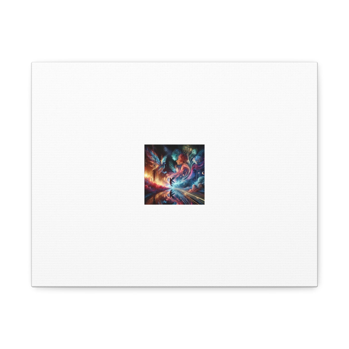 Cosmic Aurora Dancer Dreamscape Gallery Canvas Wall Art