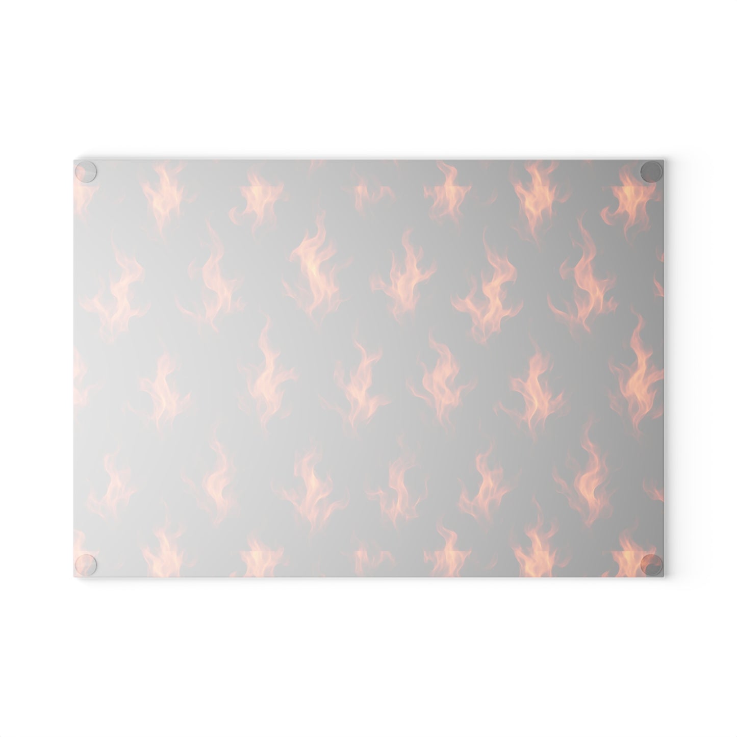 Fiery Glass Cutting Board - Kitchen Decor, Cooking Accessory, Gift for Chefs, BBQ Enthusiasts, Housewarming Present