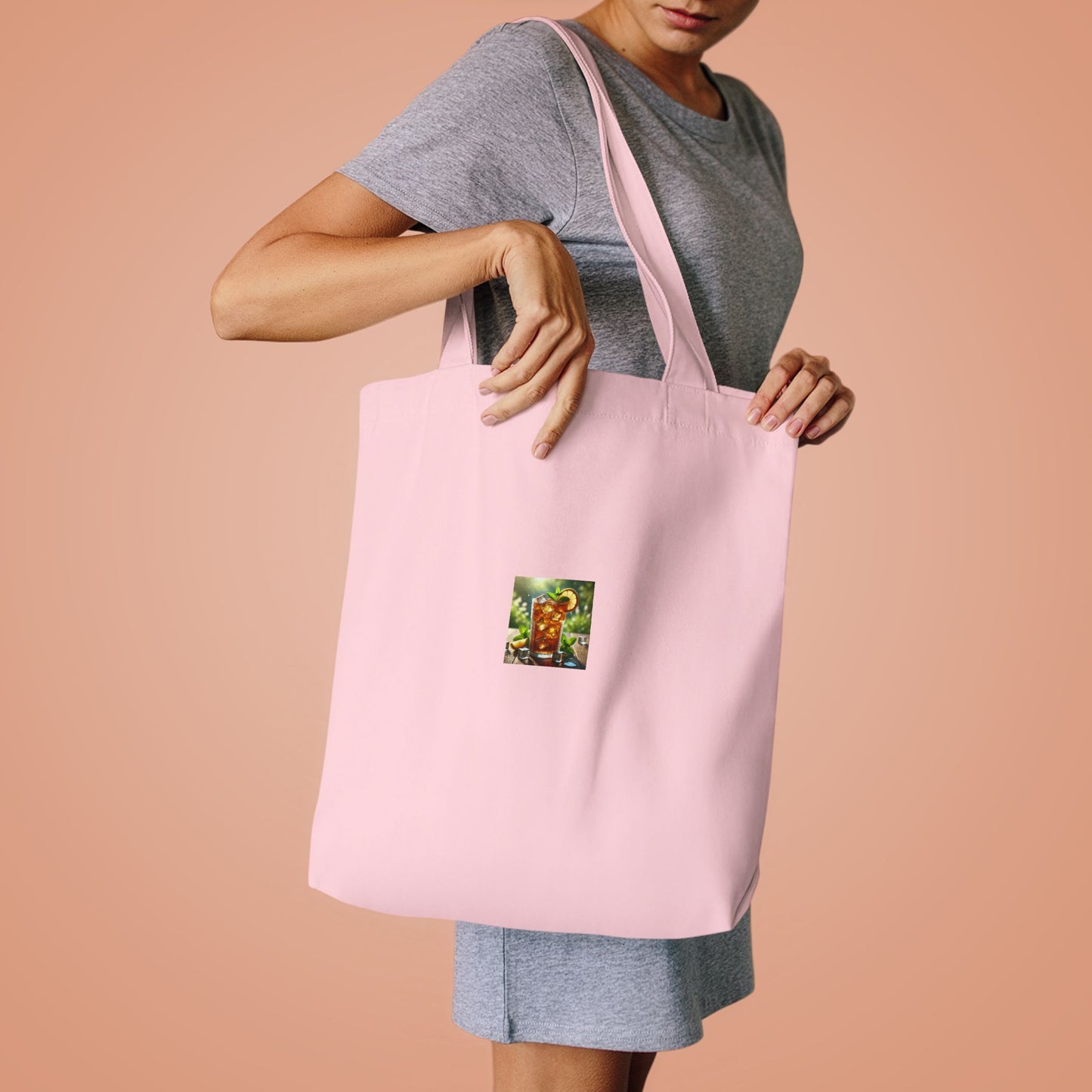 Sunlit Iced Tea Lemon Mint Fresh Summer Drink Tote Bag