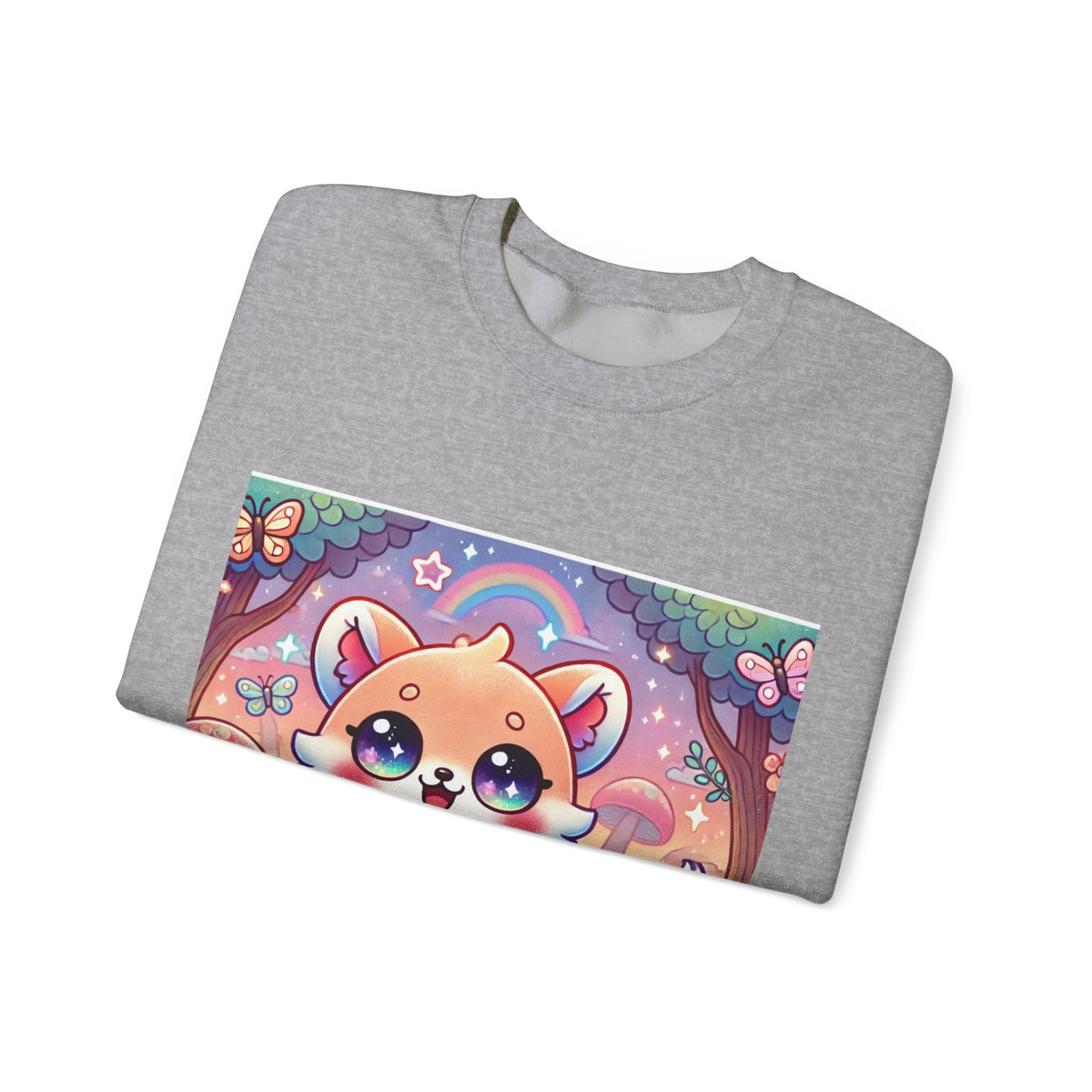 Pastel Woodland Fox Mushroom Kawaii Sweatshirt