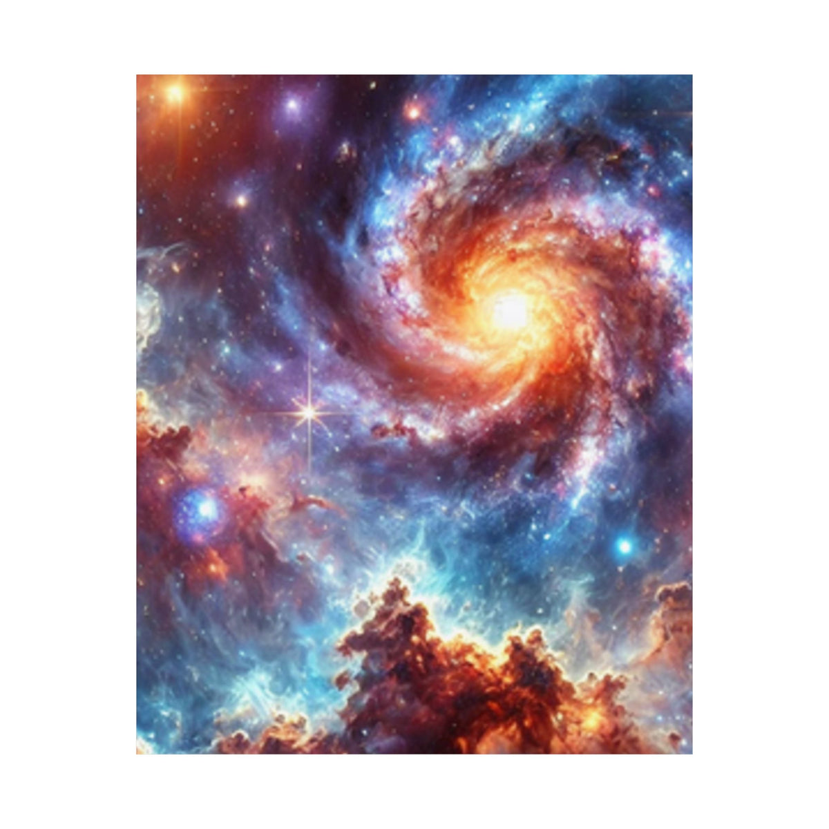 Galaxy Nebula Dreamscape Abstract Space Poster Wall Art Decor