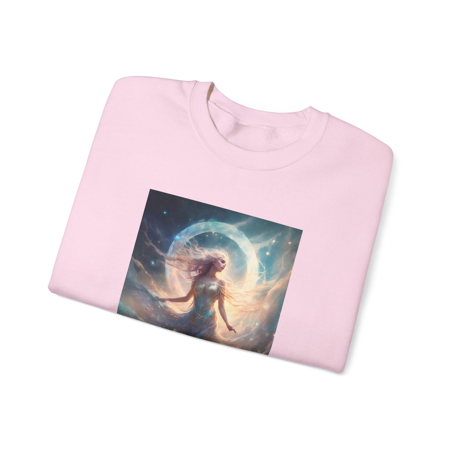 Moonlit Celestial Dancer Fantasy Portrait Sweatshirt